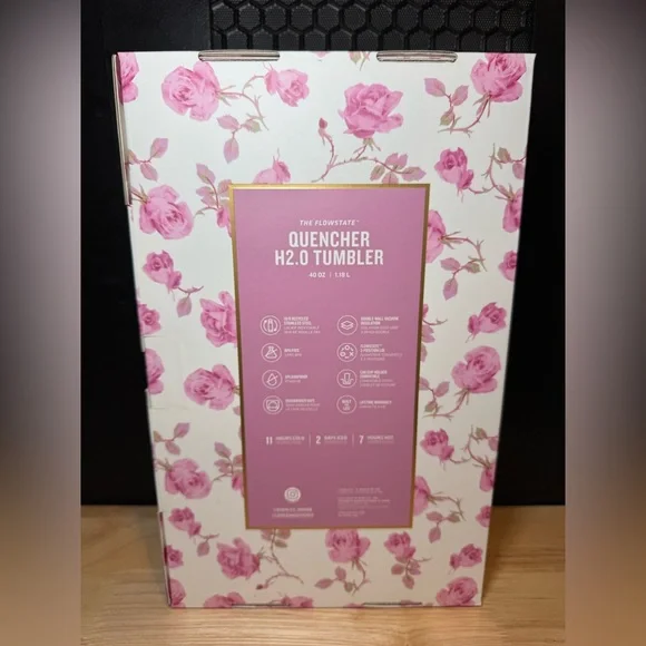 ✨🆕 Stanley x LoveShackFancy Ribbon Rosa Quencher 40 OZ Tumbler - Picture 11 of 15